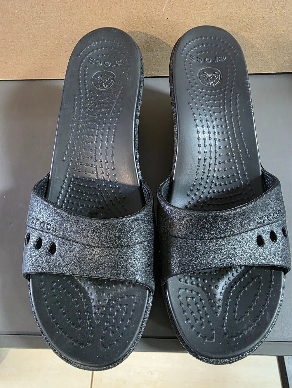 CROCS Kadee Wedge Slide Sandals